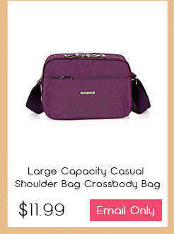 Women Nylon Waterproof Multi Layer Large Capacity Casual Shoulder Bag Crossbody Bag