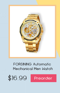 FORSINING Automatic Mechanical Hollow Luxury Men Watch