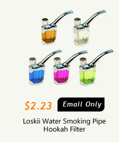 Loskii NB-SP003 Water Smoking Pipe Hookah Filter Cigarette Tube