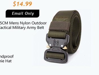 125CM Mens Nylon Outdoor Tactical Military Army Belt 