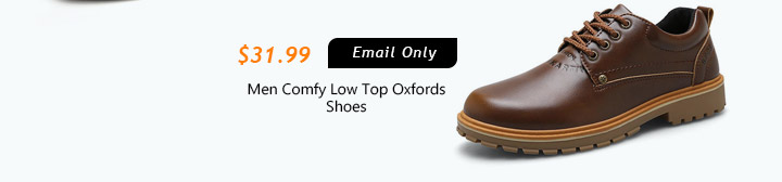 Men Comfy Low Top Oxfords Shoes 