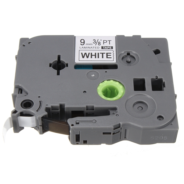 

Black on White Label Tape For Brother P-Touch Label Maker 9mm TZ2 221