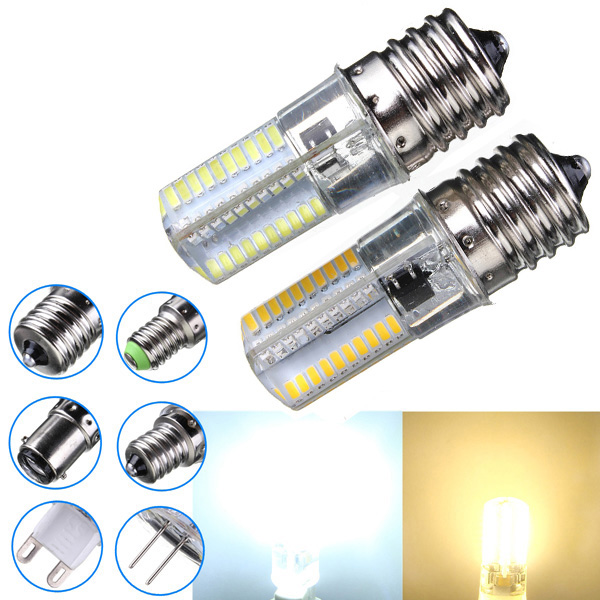 

Dimmable E17 3W White/Warm White 3014SMD LED Bulb Silicone 220-240V