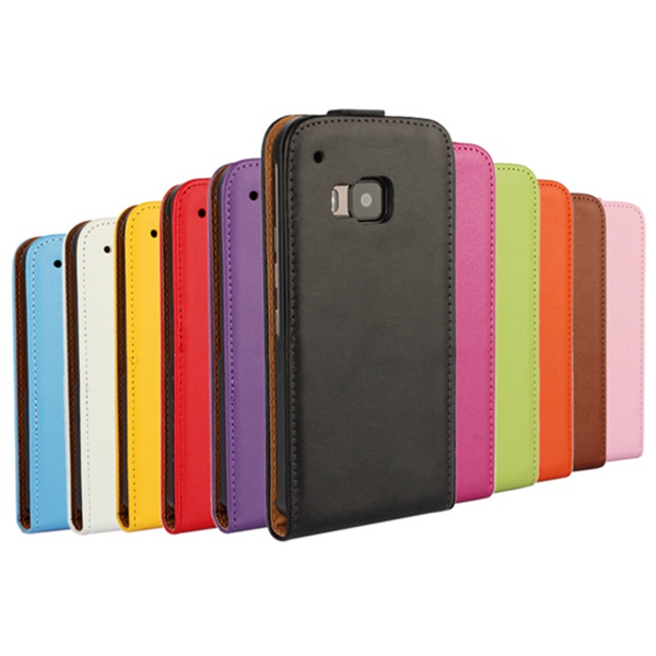 

Ultra-thin Flip Up And Down Pu Leather Case Cover For HTC One M9