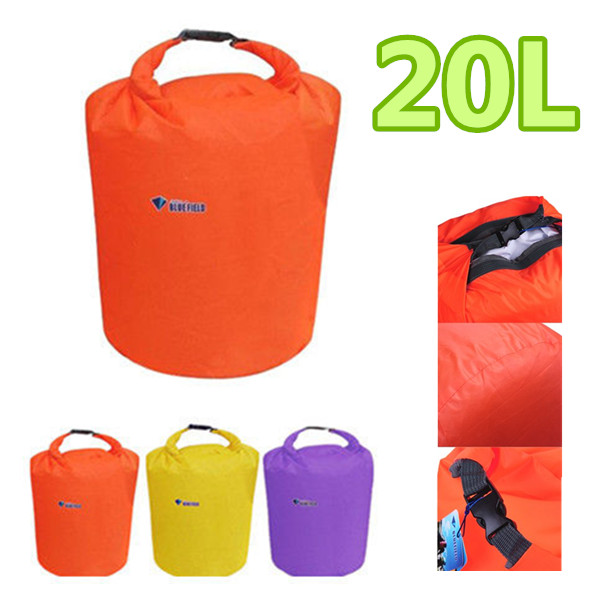 

20L Waterproof Bag Storage Dry Sack Pouch For Canoe Floating Boating Kayaking
