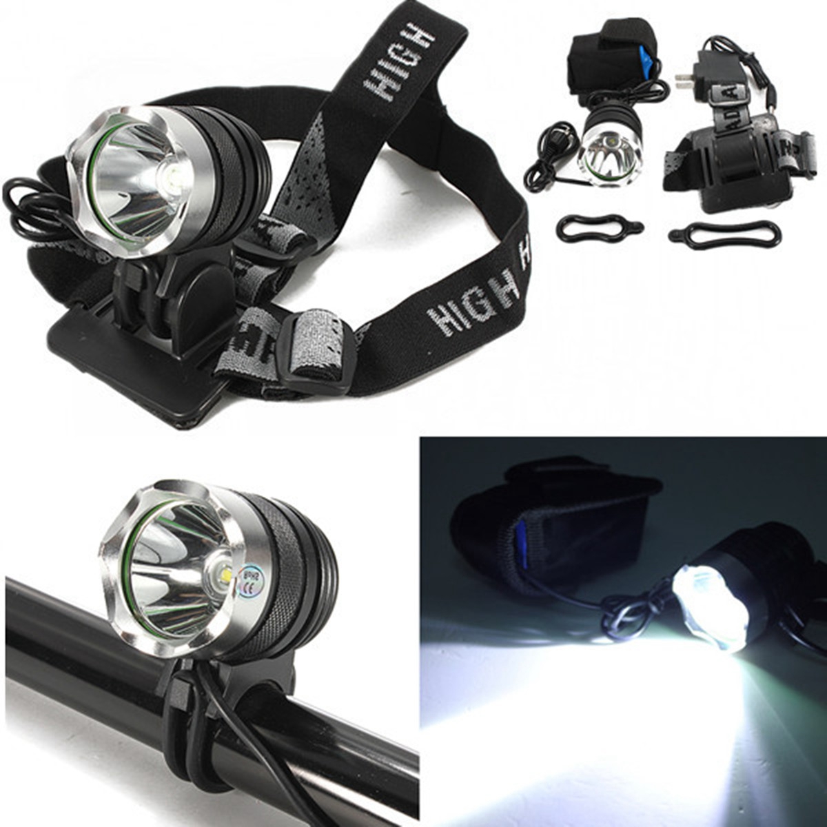 

Bicycle Bike XM-L2 T6 LED Head Light Lamp Headlight Headlamp