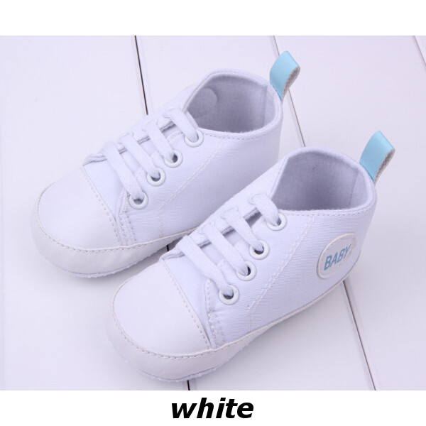 Baby Sports First Walkers Sneakers Soft Bottom Canvas Shoes - US$5.89