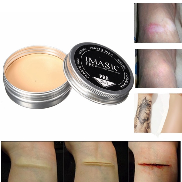

Halloween Makeup Tricky Scar Tattoo Cover Concealer Fake Would Skin Wax