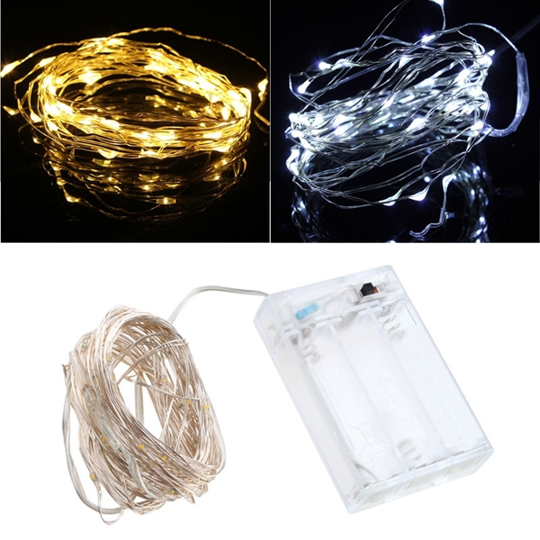 

5M 50 LED String Fairy Light Battery Operated Xmas Party Decoration Holiday Lamp