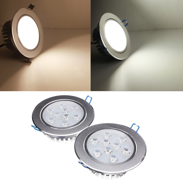 

9W Dimmable Bright LED Recessed Ceiling Down Light 85-265V