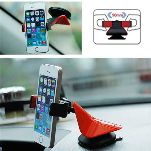

360°Rotating Car Mount Dashboard Cradle Holder For iPhone Cellphone