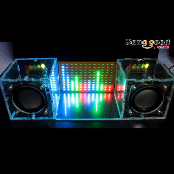 

Without Housing DIY Music Spectrum LED Flash Kit + DIY Amplifier Speaker Kit