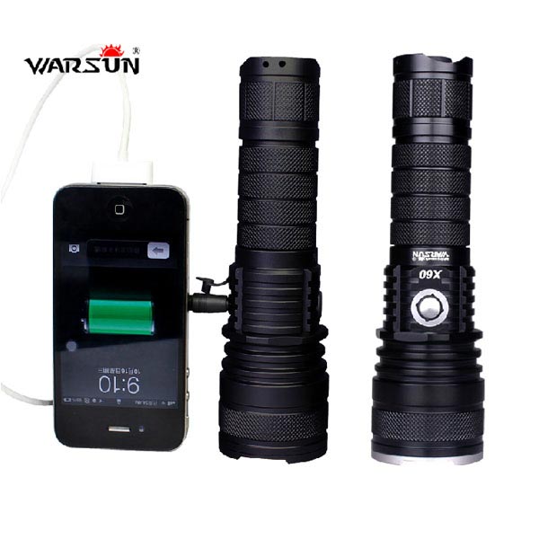 

Warsun X60 XM-L2 5-Mode 1198 Lumens 26650 LED Flashlight
