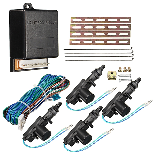 

Car 4 Door Power Central Locking System Kit Control Conversion Lock Universal