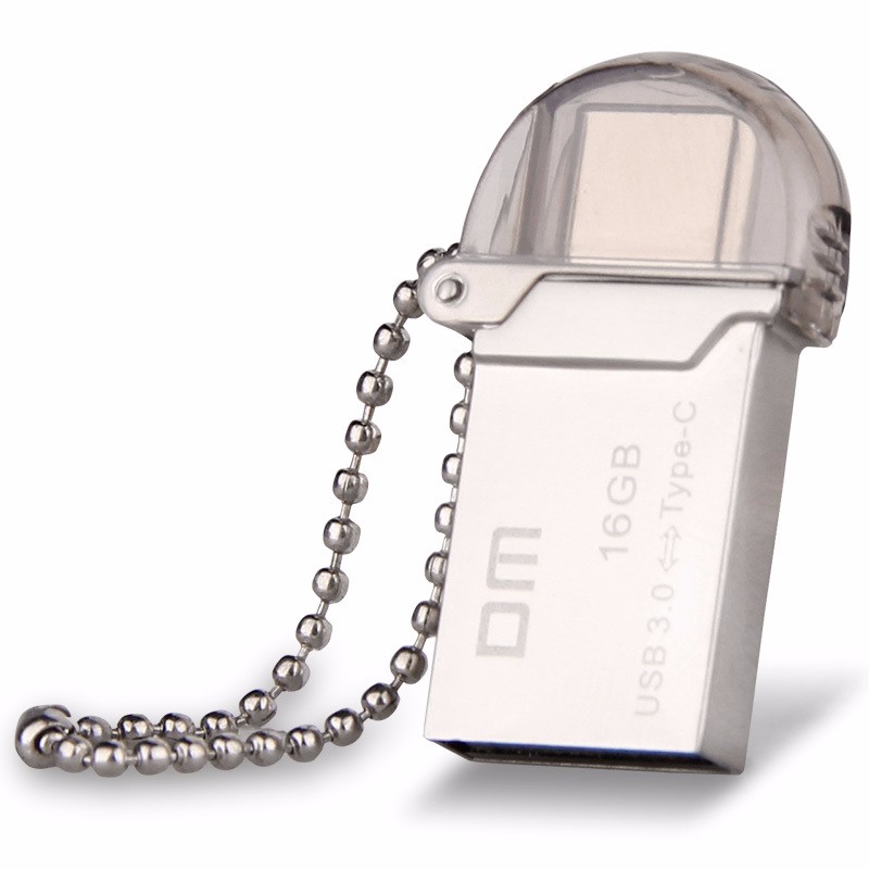

DM PD019 16GB 32GB Mini Type-C 3.1 OTG USB 3.0 Flash Drive Dual Double Plug Pen Drive