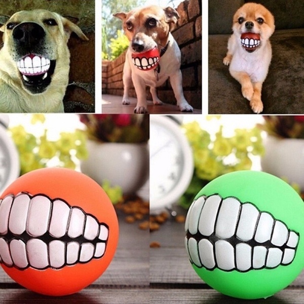Squeaky Pet Toy Teeth Tranining Dog Toy