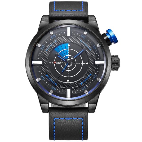 

WEIDE WH5201-3C Fashion Men Quartz Watch Leather Strap Sport Watch