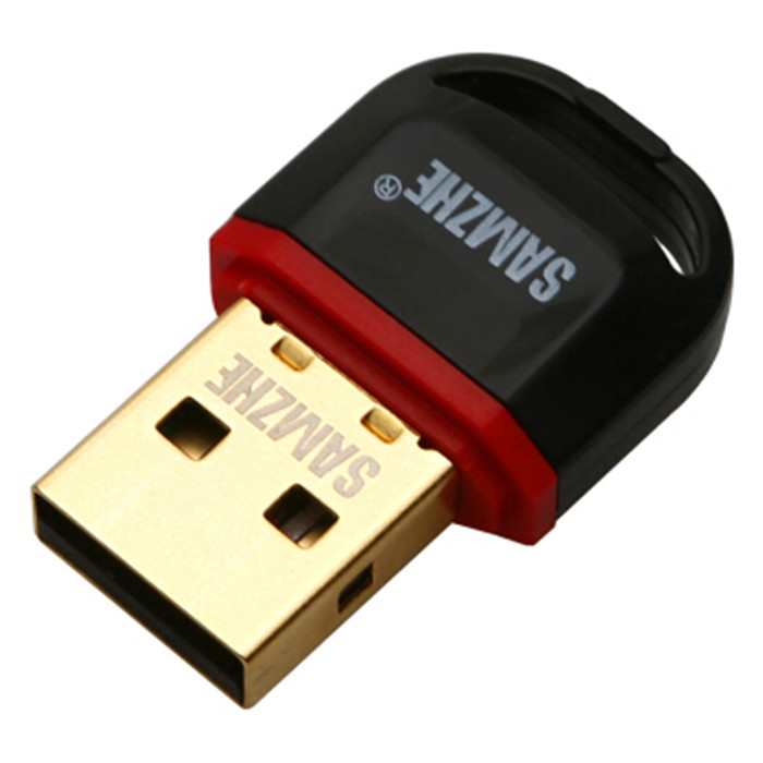 

Samzhe HK-901 USB Bluetooth V4.0 Adapter Dual Mode Wireless Dongle Free Driver USB2.0/3.0 20m 3Mbps for Windows 7 8 10 XP Vista