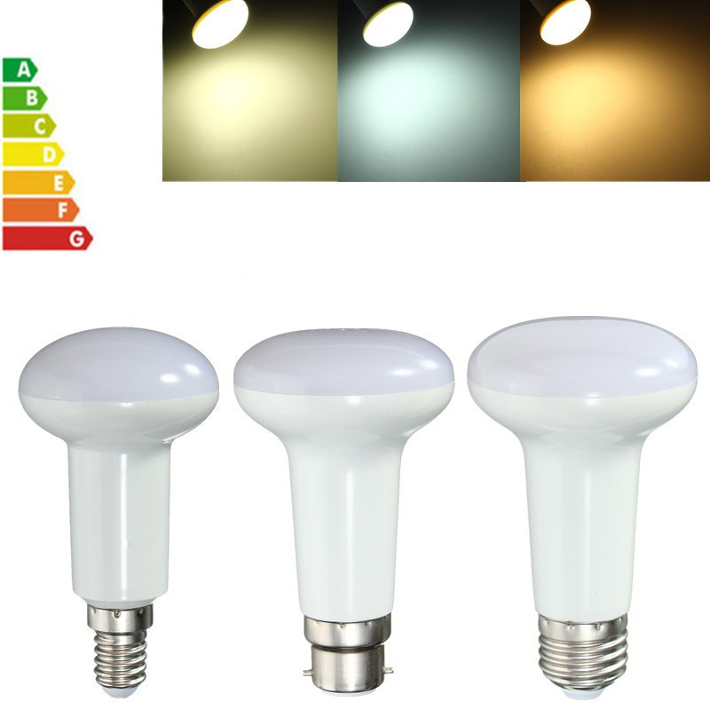 

7W R63 E27 E14 B22 SMD5730 LED Reflector Light Lamp Bulb Pure Warm Natural White AC85-265V