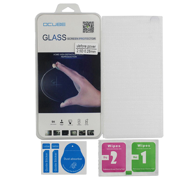 

2.5D Arc-edge 9H Explosion-proof Tempered Glass Screen Protector For Ulefone Power