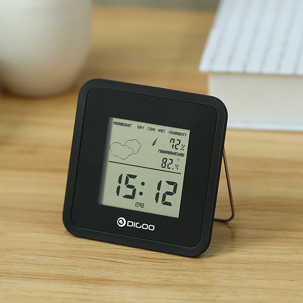 

Digoo DG-FC25 Mini Almighty Weather Station Hygrometer Thermometer Forecast Sensor Alarm Clock