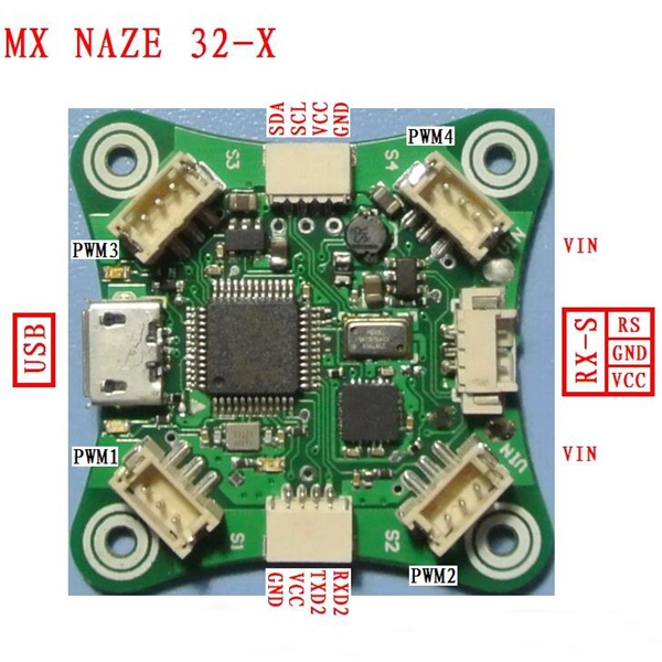 Micro Scisky MX Naze32 X 1S/2S Flight Control Board For Multirotor Quadcopter  - Photo: 3