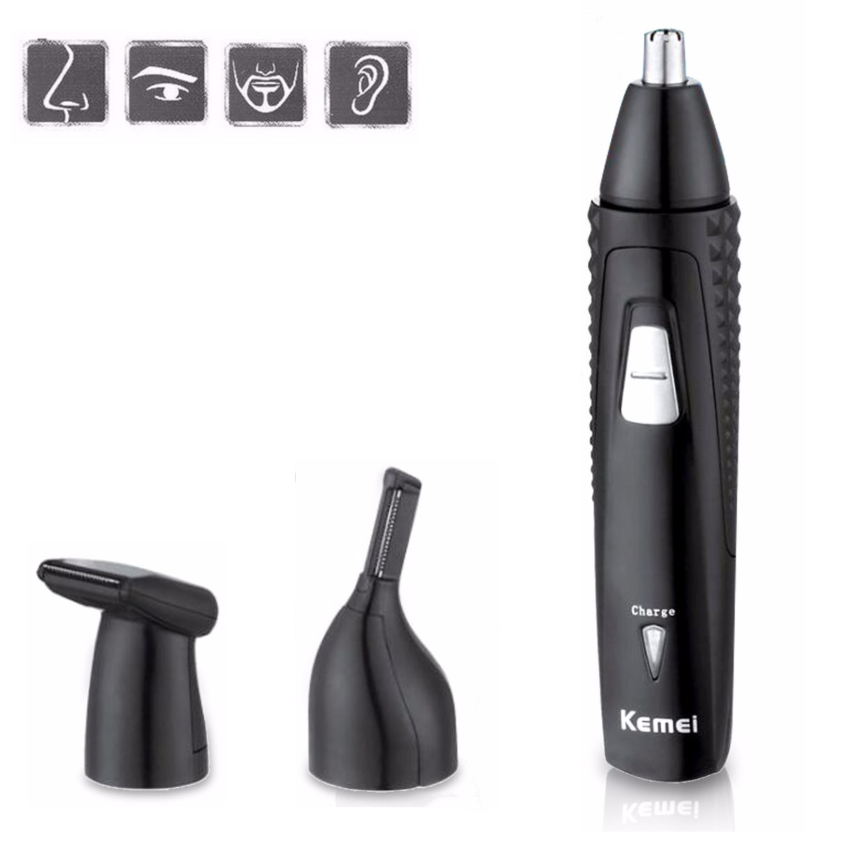 

Kemei KM-309 3 in One Men's Ear Nose Brow Hair Trimmer Removal Shaver Clipper Gifts