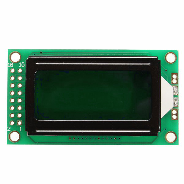 965cd16c-3c06-4cf9-b4fc-92015bd5d6bc 0802 LCD Module 8*2 Character Display Green LED Backlight For Arduino