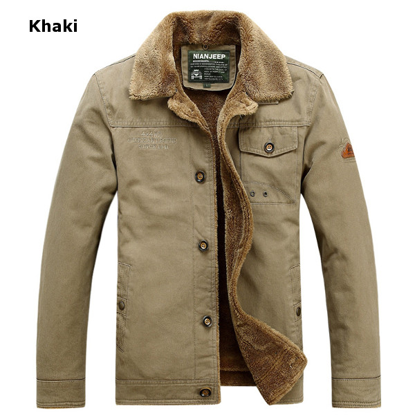 Winter Mens Cotton Padded Coat Casual Fashion Jackets Plus Size at ...
