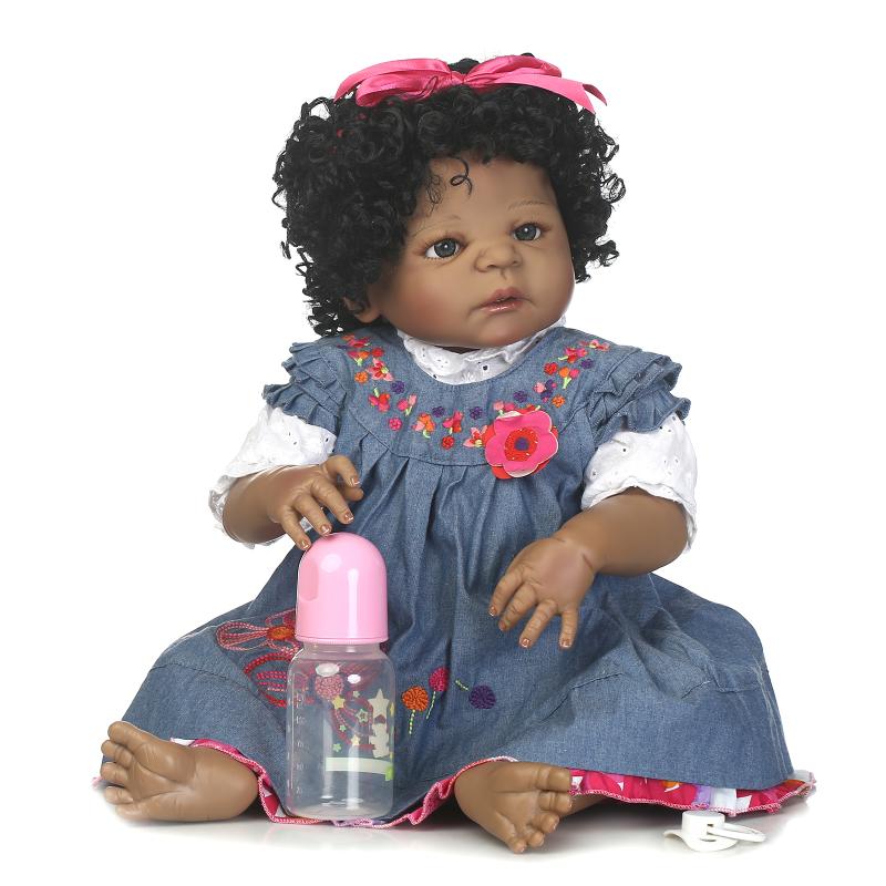 Black baby doll with Natural Hair