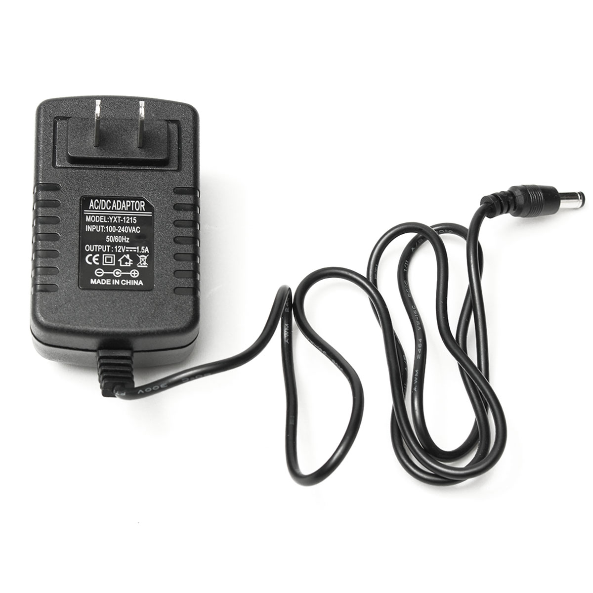 

US 5.5x2.1mm AC To DC 12V 1.5A 18W Power Supply Adapter