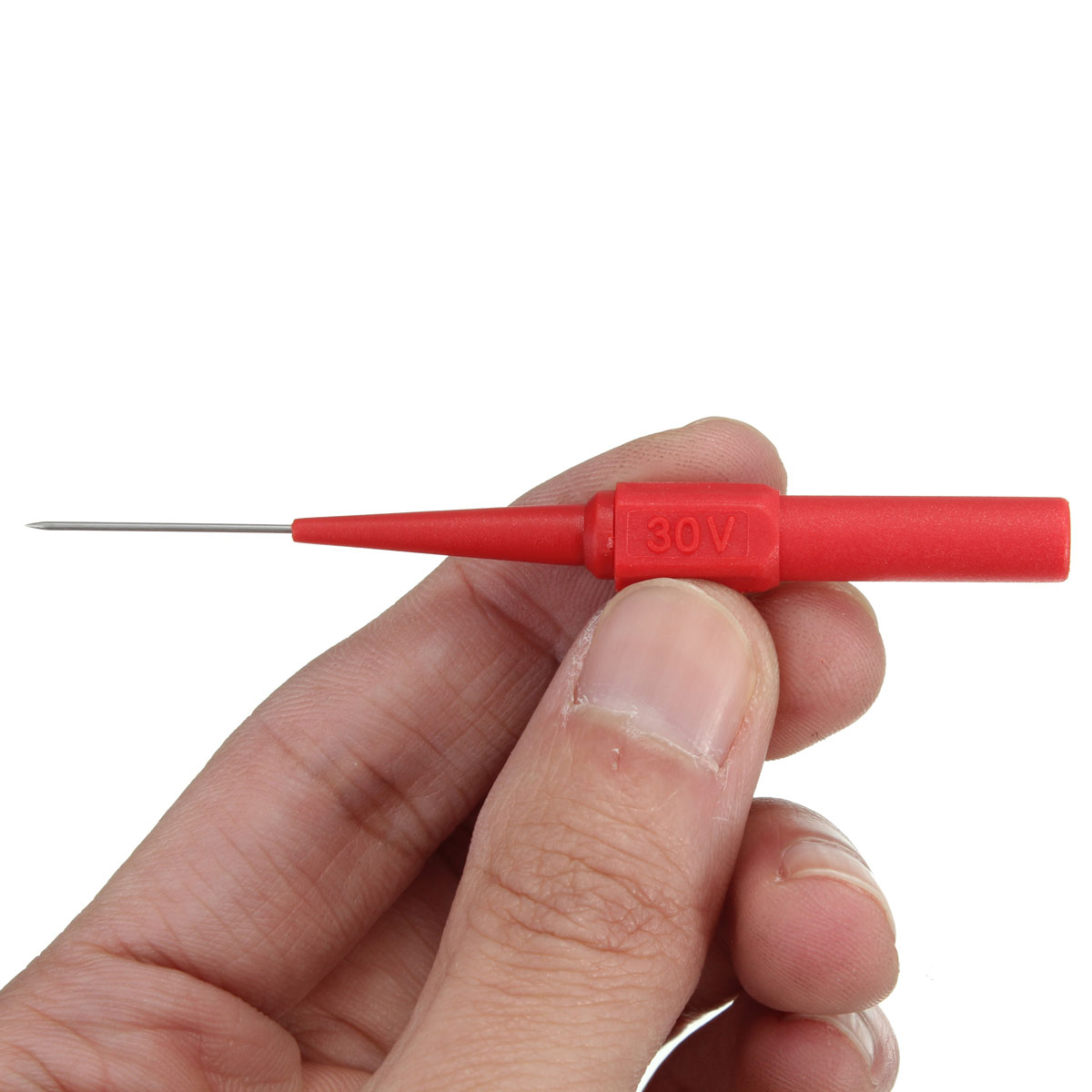 2pcs Insulation Piercing Needle Non-destructive Multimeter Test Probes Red/Black 