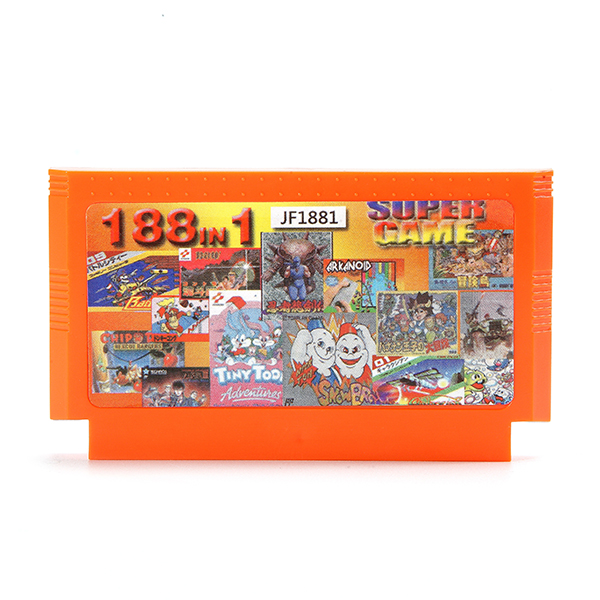 

188 in 1 8 Bit Game Cartridge Contra Mario Rockman Adventure Island for NES Nintendo FC