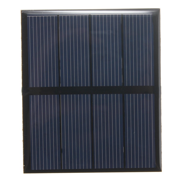 

2V 0.6W 300MA 82x70x3.0MM Polycrystalline Silicon Solar Panels Epoxy