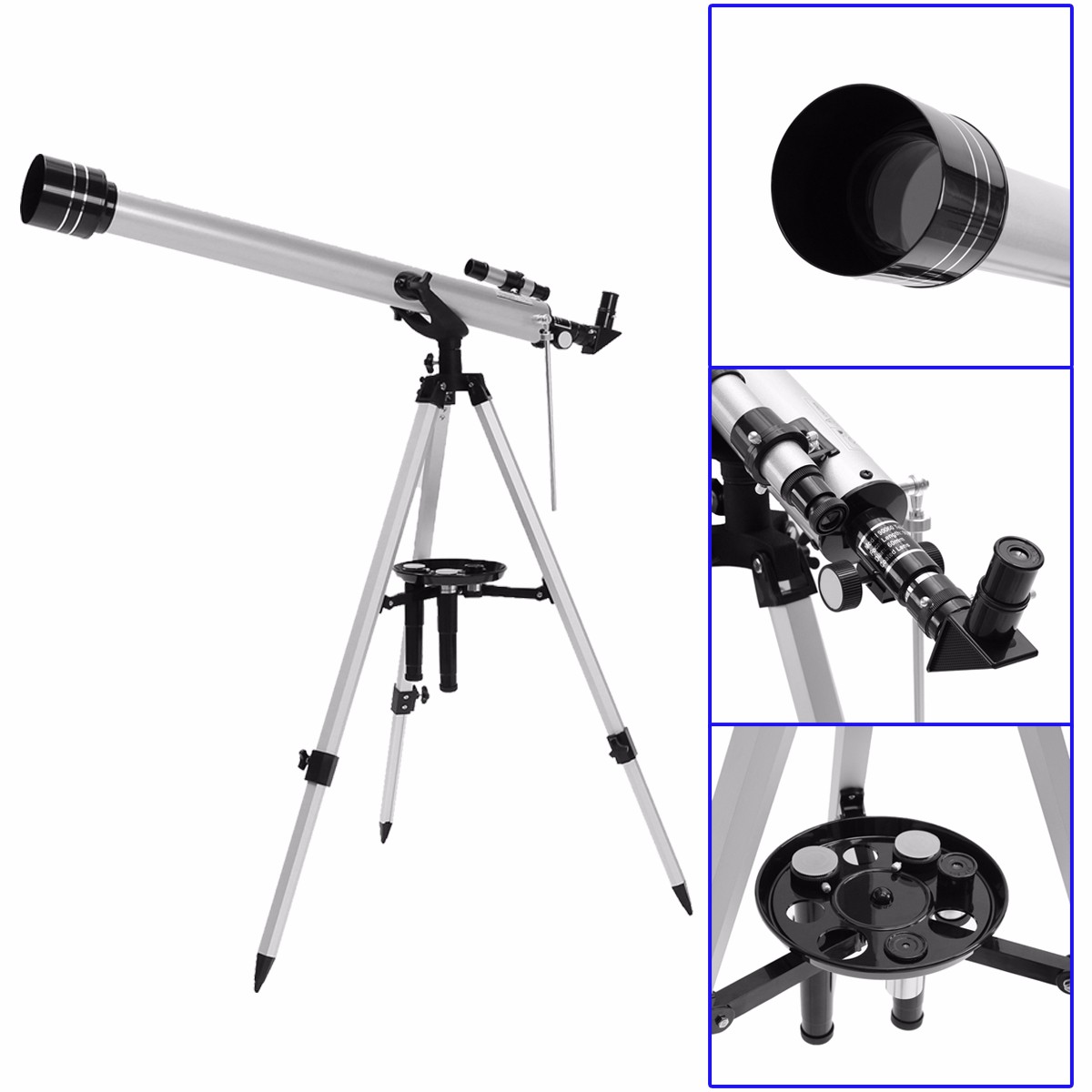 

700-60 Outdoor Zooming Astronomical Monocular Space Telescope With Portable Tripod