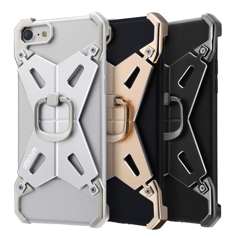 

NILLKIN Armor Metal Bumper Frame Ring Bracket Holder Anti Knock Case For iPhone 7 4.7"