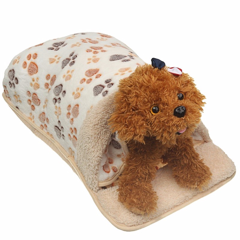 Pet Dog Cat Bed Puppy Cotton Pet Nest Sleeping Warm Cushion Pad House Hut Basket Kennel Sofa Bed