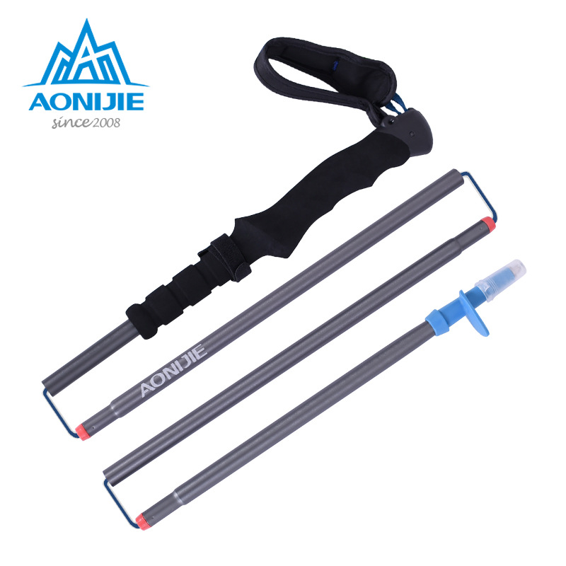 

AONIJIE Aluminium Stick 4 Foldable Ultralight Outdoor Trekking Hiking Climbing Travel Walking Pole