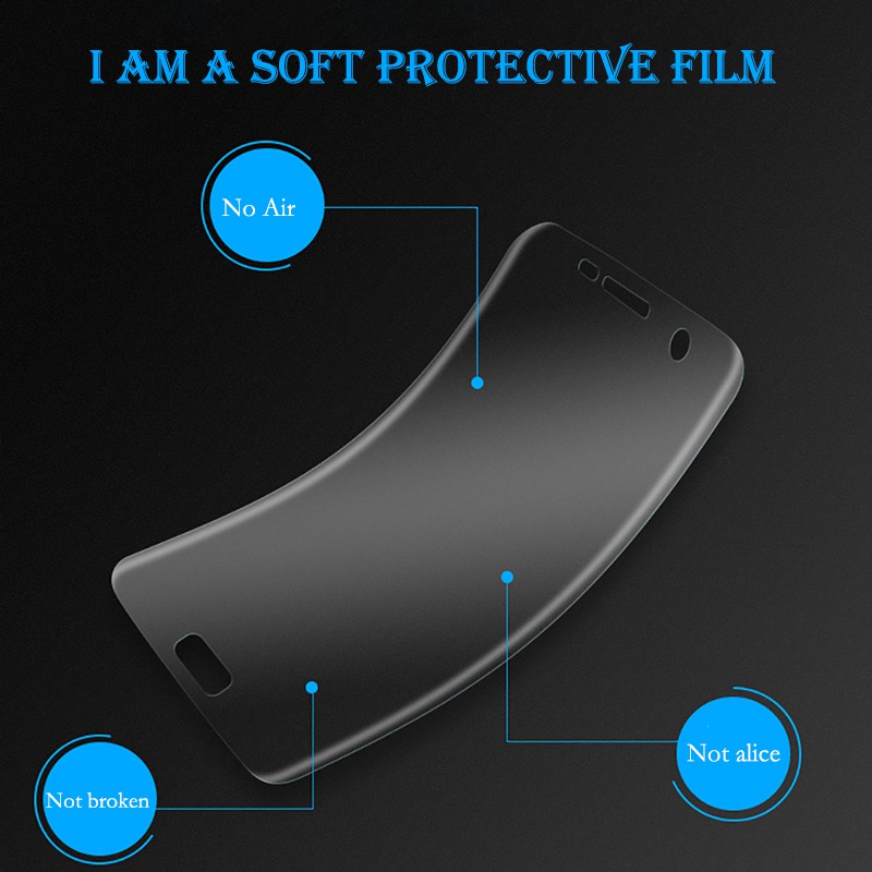 Soft PET 3D Curved Edge Clear Film Screen Protector for Samsung Galaxy S7 Edge