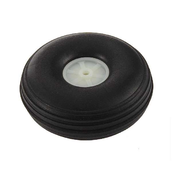5X 44MM Rubber Wheel For RC Airplane And DIY Robot Tires  - Photo: 3