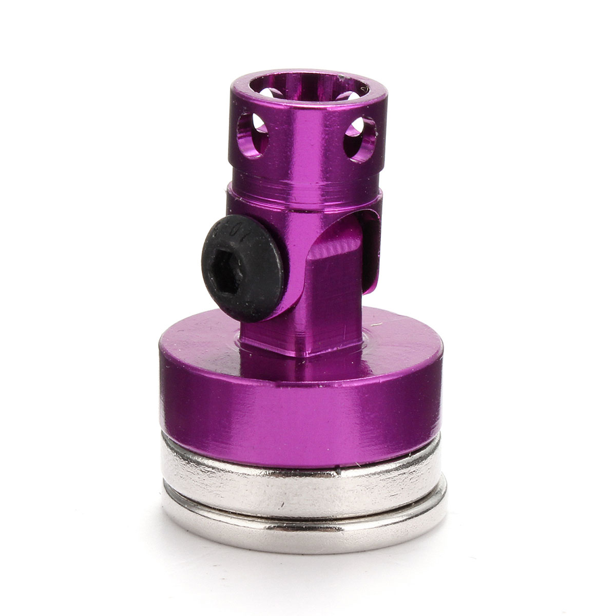 1:10 RC Model Car N10078 Alloy Magnetic Stealth Invisible Body Post Mount Purple - Photo: 5