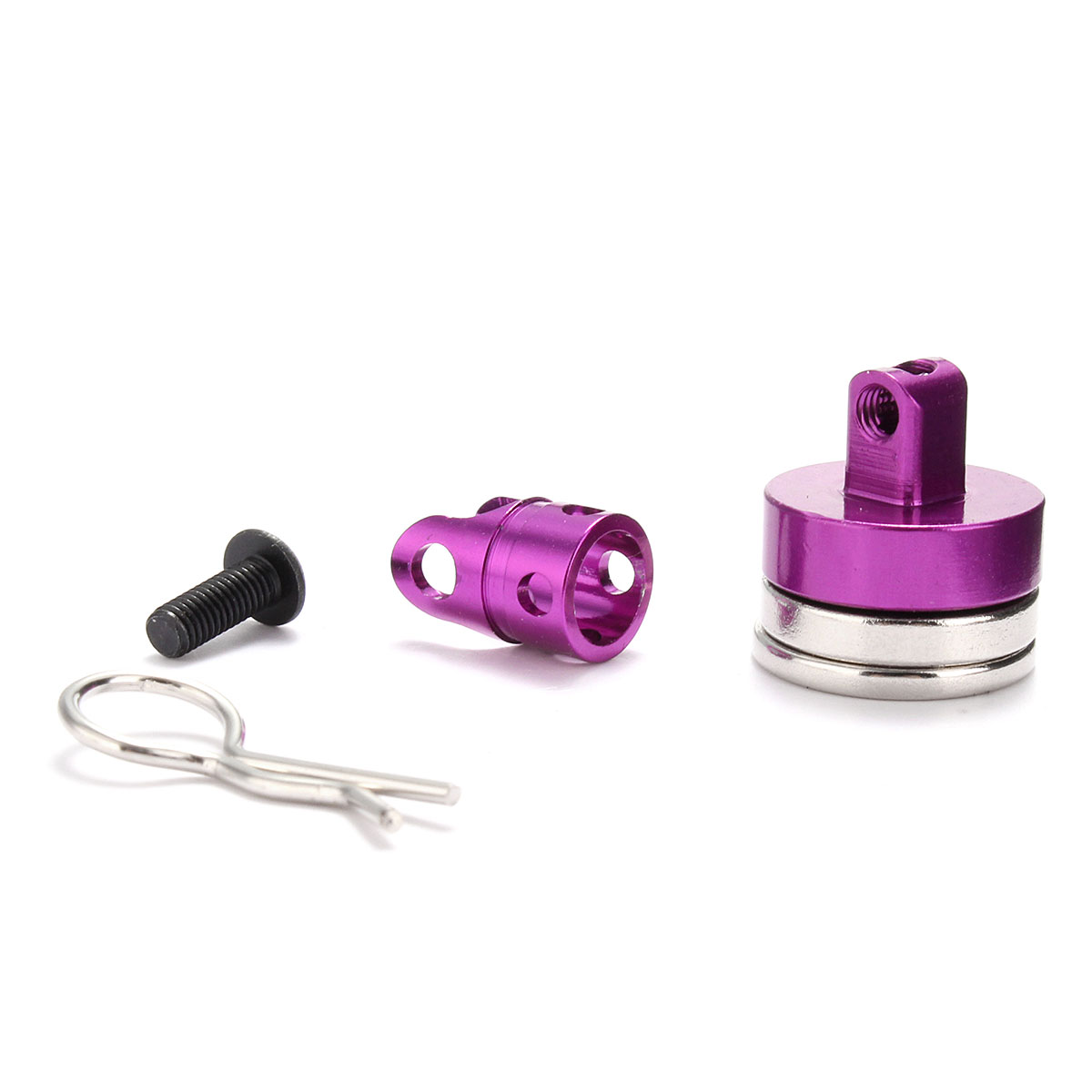 1:10 RC Model Car N10078 Alloy Magnetic Stealth Invisible Body Post Mount Purple - Photo: 6
