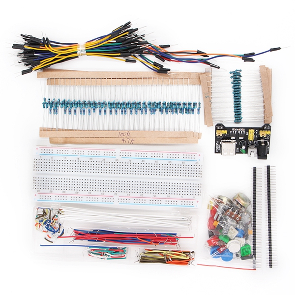 

Geekcreit® Portable Components Starter Kit For Arduino 3.3V / 5V Power Module + MB-102 830 Points Breadboard + 65pcs Jumper Cable With Plastic Box