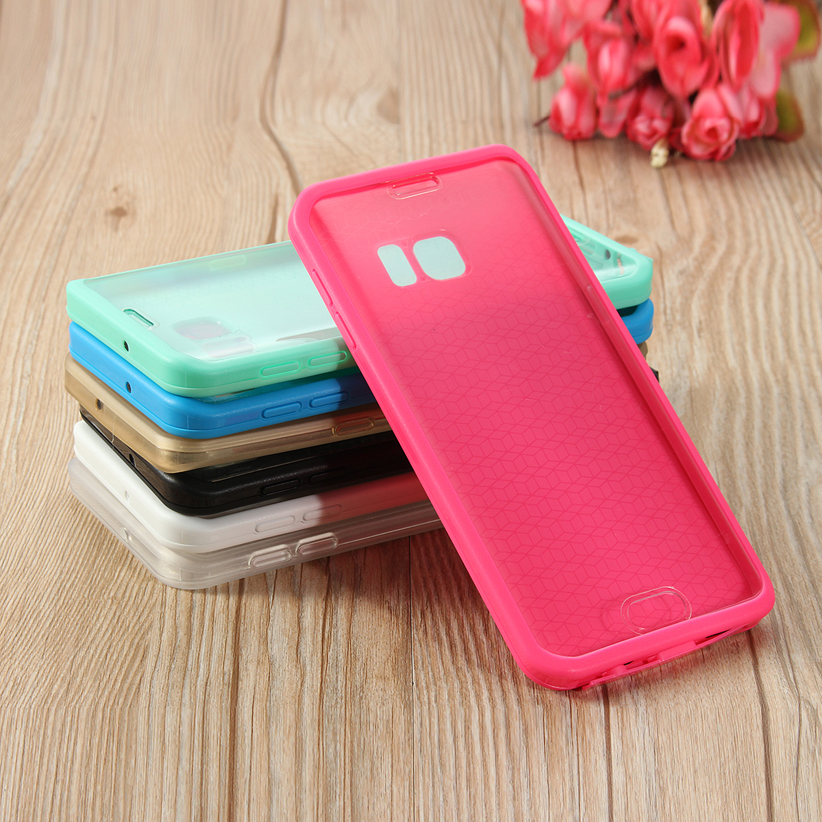 Genuine Waterproof Shockproof Dustproof Touch Screen TPU Case Cover For Samsung S6 Edge Plus