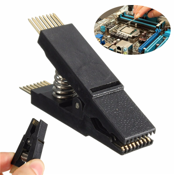 

1.27mm Programmer Testing Clip SOIC16 SOP16 DIP16 Pin Adapter Board IC Clamp