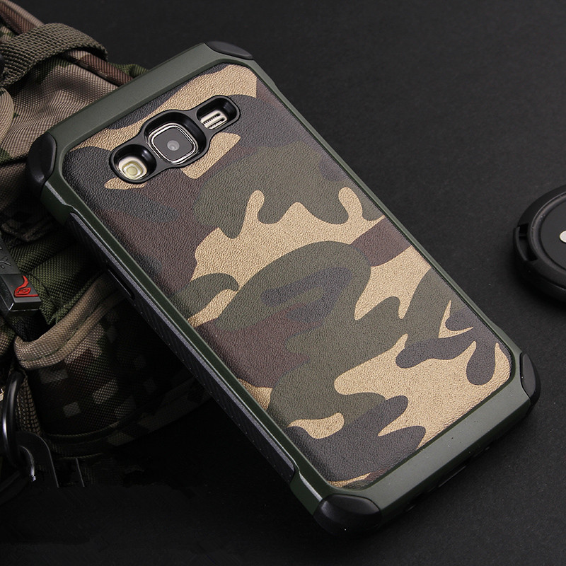 

NX CASE Camouflage Shockproof Cover TPU PC Back Case Protective Shell for Samsung Galaxy J2 2015