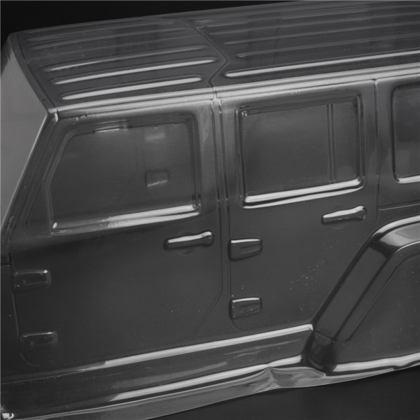 1:10 Scale Jeep RC Crawler Car D90 Body Shell Hard Plastic Transparent PVC Climbing Car  - Photo: 9