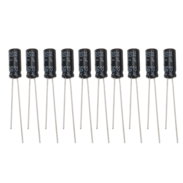 0.22UF-470UF 16V 50V 120pcs 12 Values Commonly Used Electrolytic Capacitors DIP Pack Meet The Lead Free Standard Each Value 10pcs