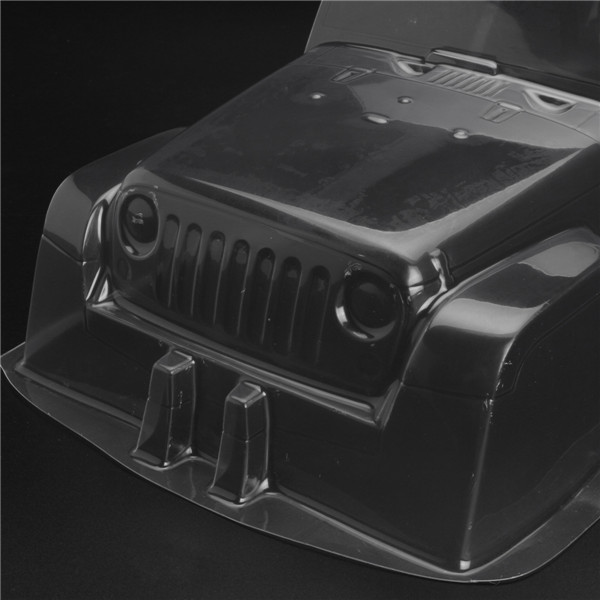 1:10 Scale Jeep RC Crawler Car D90 Body Shell Hard Plastic Transparent PVC Climbing Car  - Photo: 10