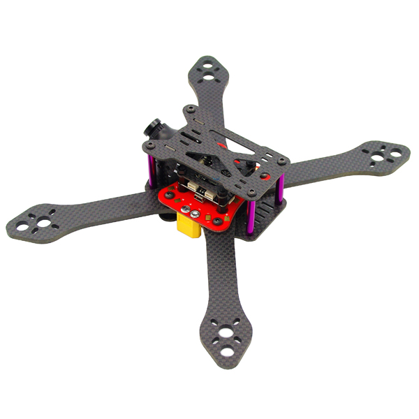Realacc Martian III X Structure 3.5mm Arm 190mm 220mm 250mm Carbon Fiber Frame Kit with PDB - Photo: 7